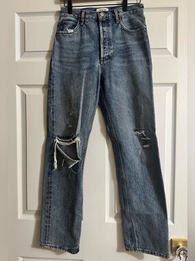 AGOLDE 90’s Pinch High Rise Straight Distressed Jeans 26 Style A154B-x1141